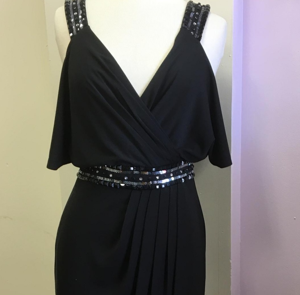 Black Womens Dress w Straps